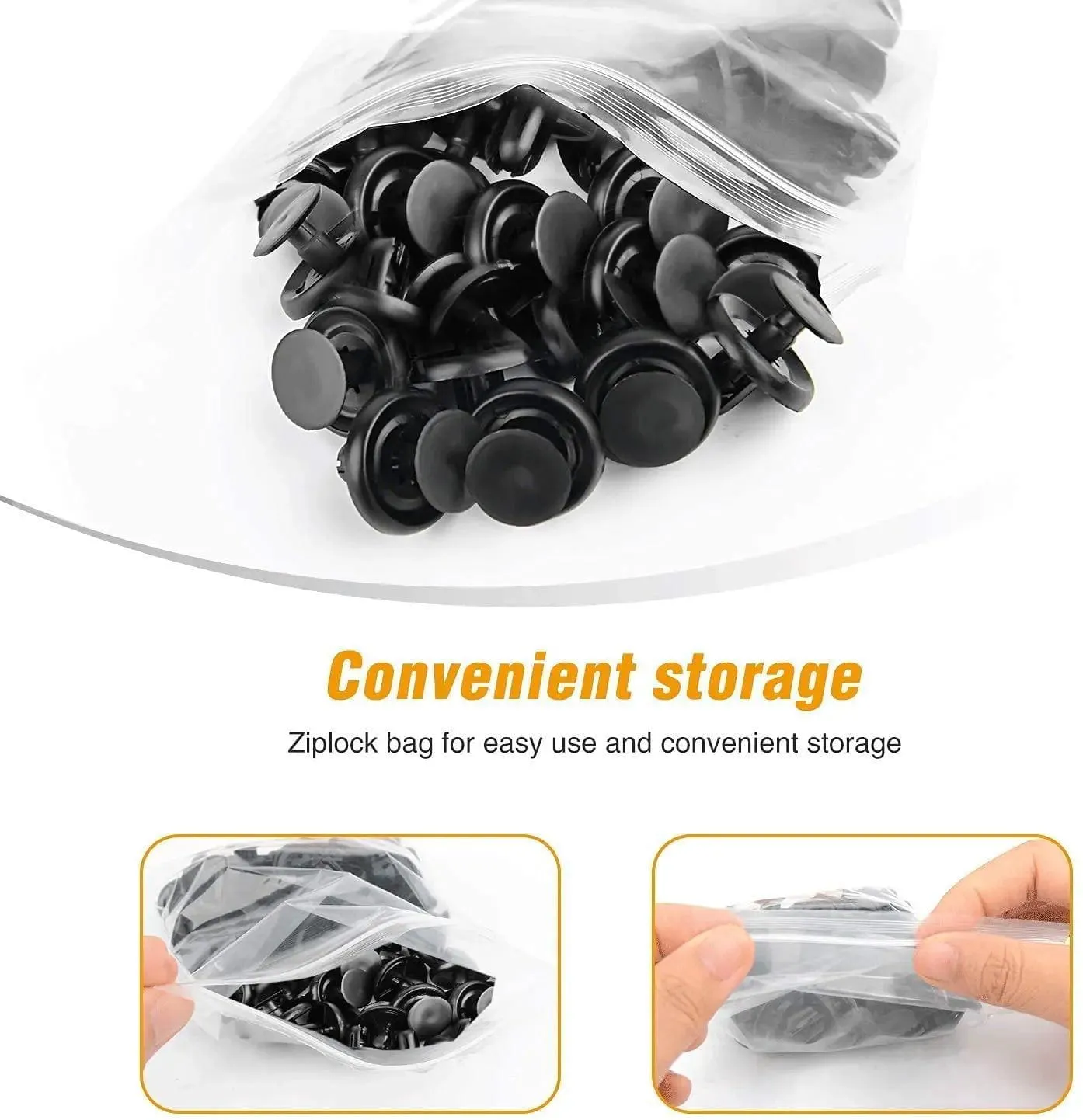 100 Pcs Hole 7mm Car Push Retainer Clips Kits For Lexus Toyota