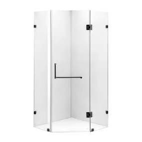 10mm Safety Glass Frameless Shower Screen 900x900mm