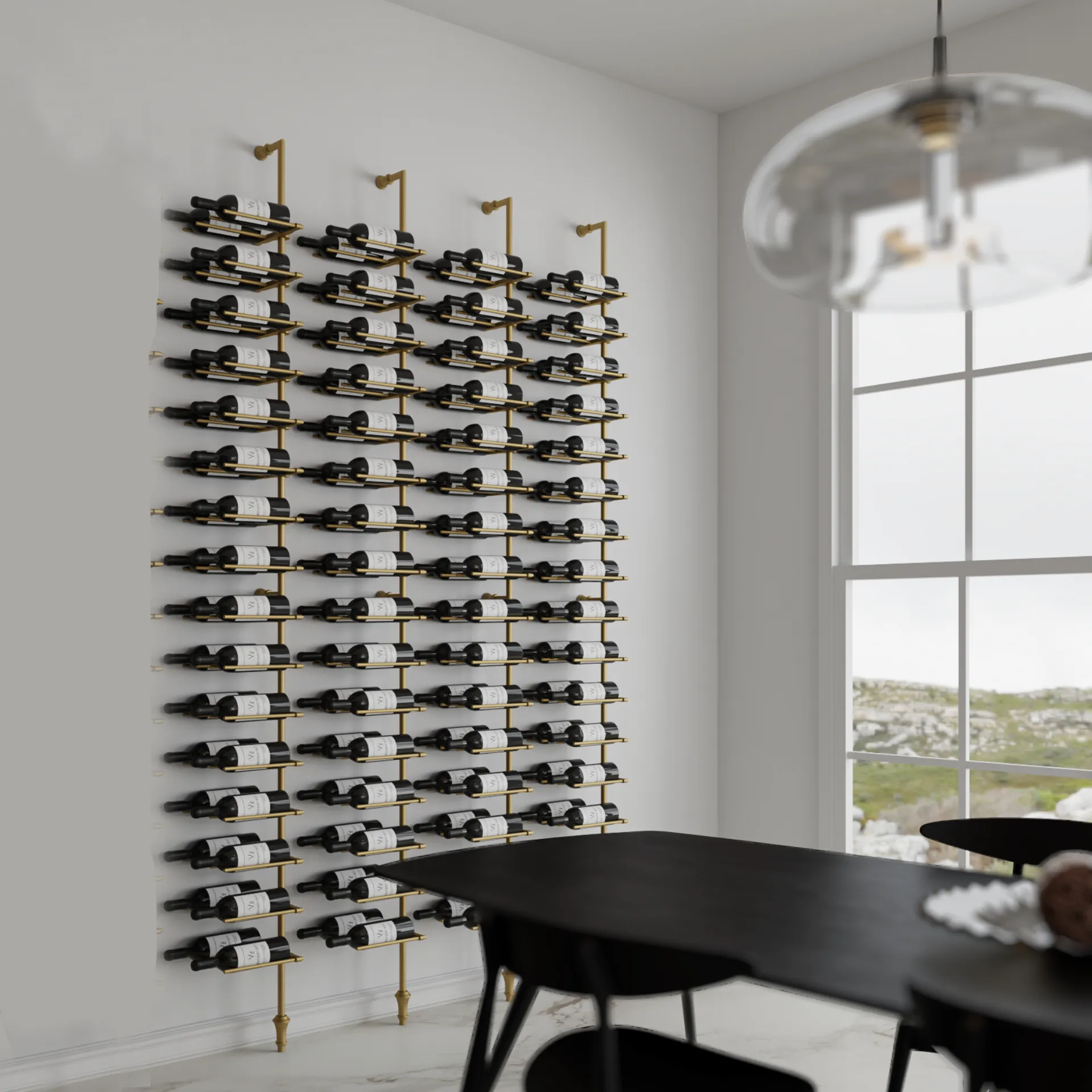 192-Bottle Palermo Wine Wall