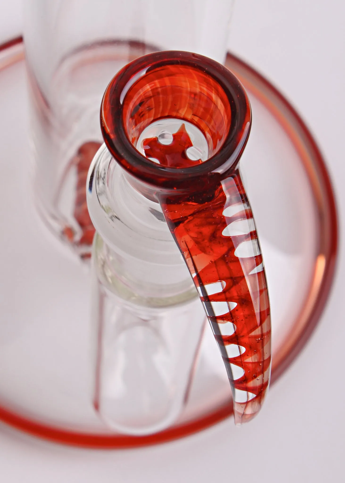 2K Glass Art 16 In Color Double Stemline Straight Bong