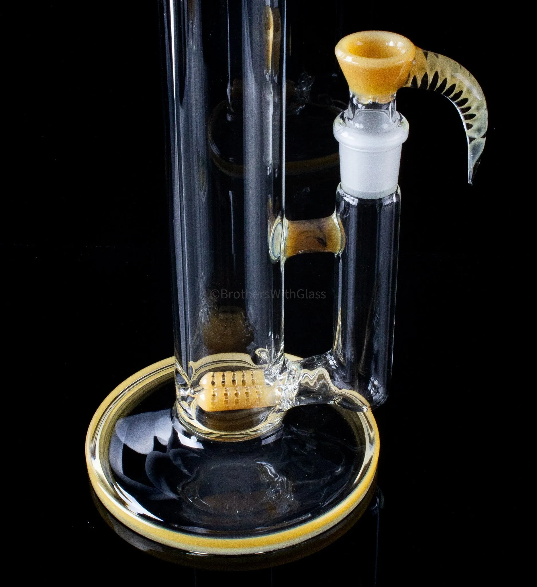2K Glass Art 16 In Color Double Stemline Straight Bong