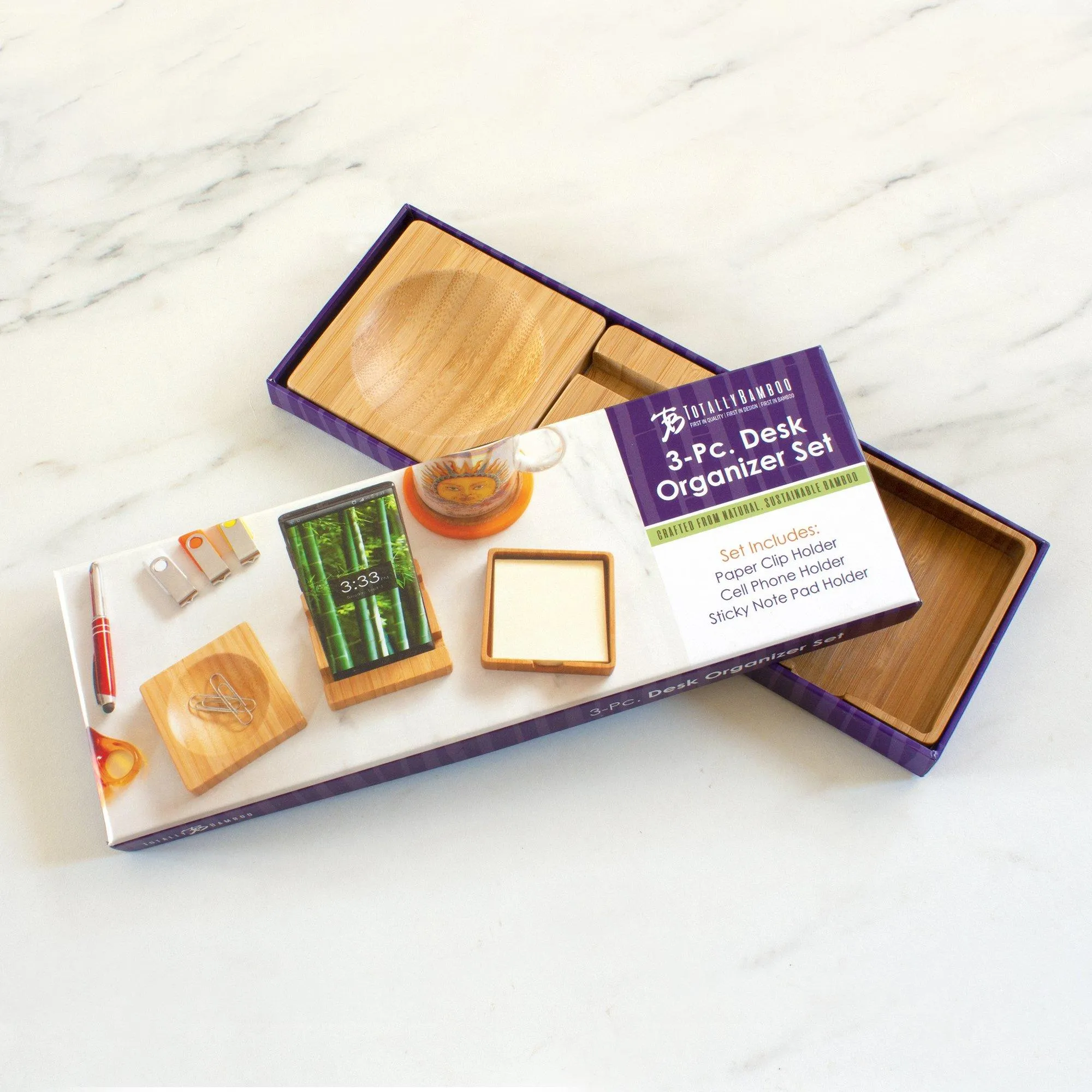 3-Piece Desk Organizer