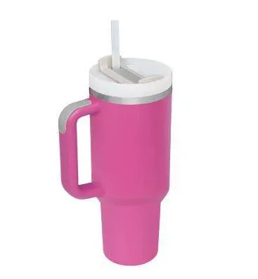 40 Oz Insulated Tumbler with Handle & Straw Spill Proof Vacuum Mug for Travel