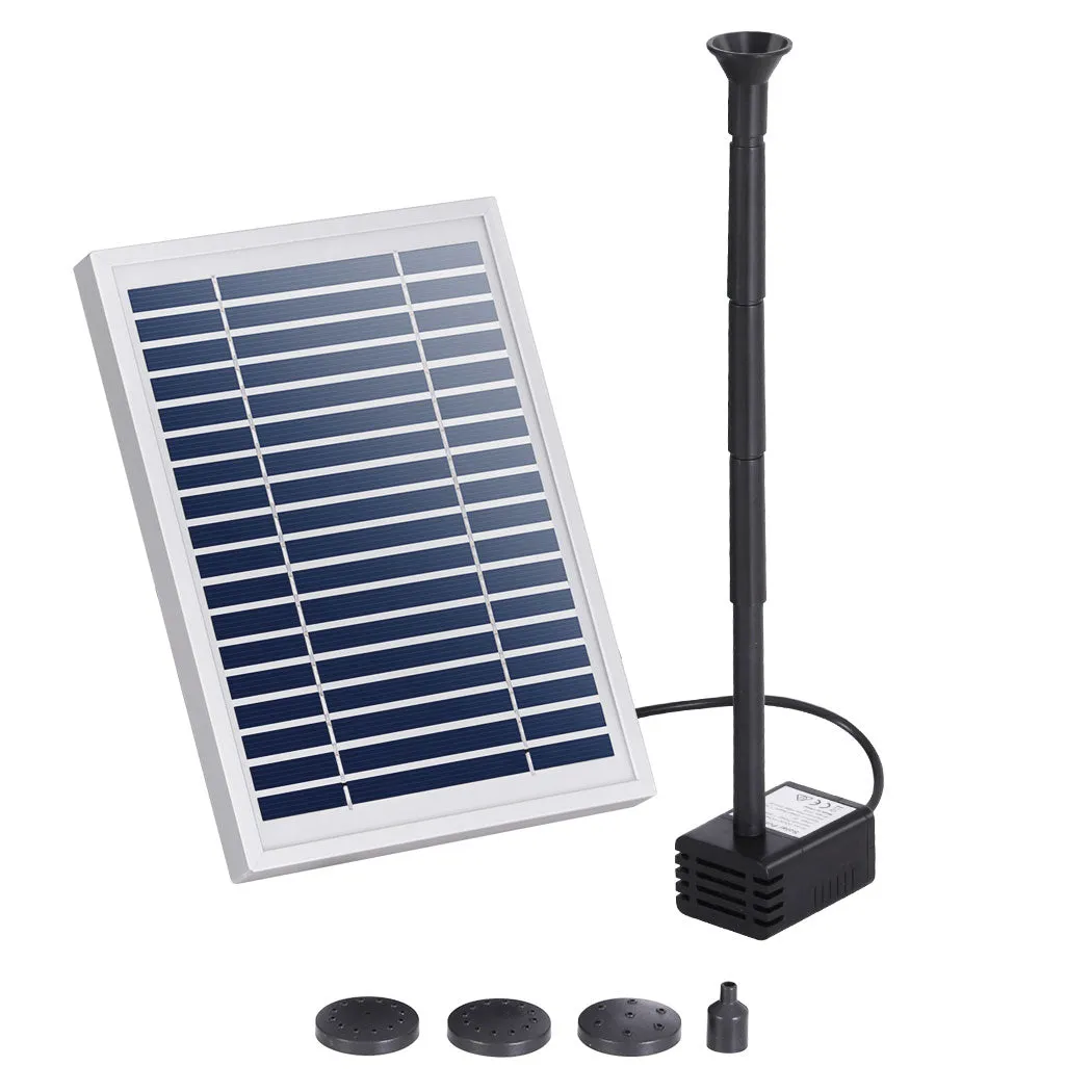 4.4ft Solar Pond Pump Submersible Powered Garden Pool Water Fountain Kit