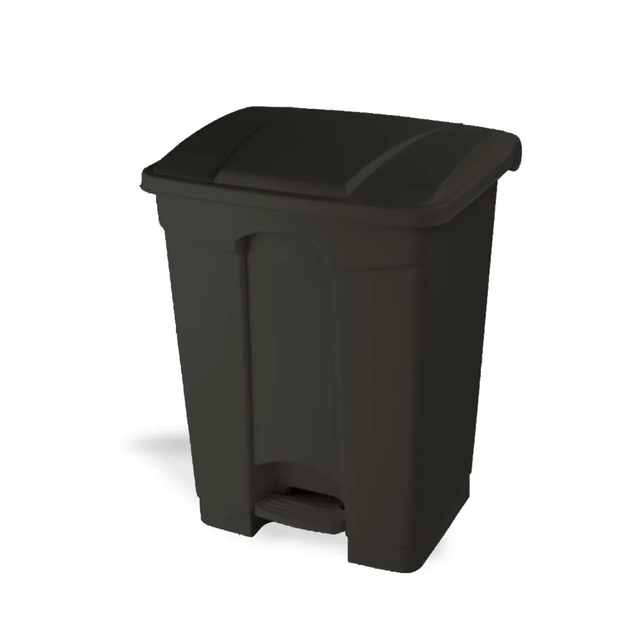 45 Litre All Plastic Pedal Bin
