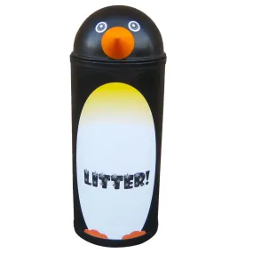 52 Litre Litter Bin - Penguin