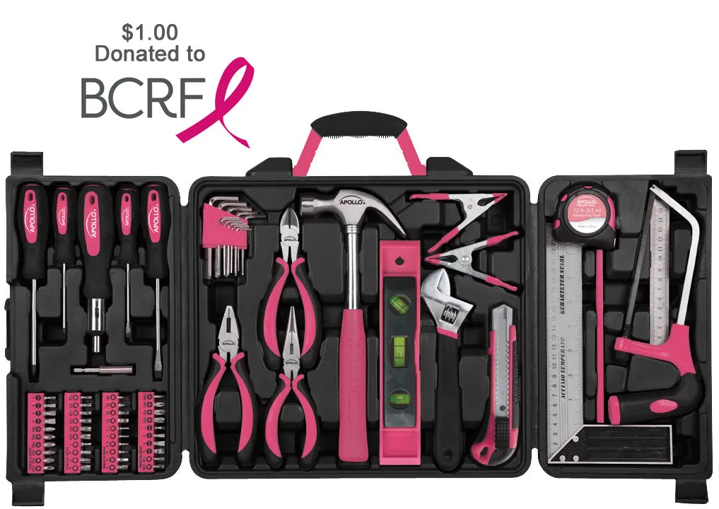 71 Piece Household Tool Kit Pink - DT0204P
