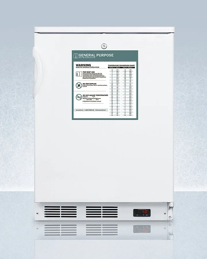 Accucold 24" Wide General Purpose All-Refrigerator - FF7LWGP