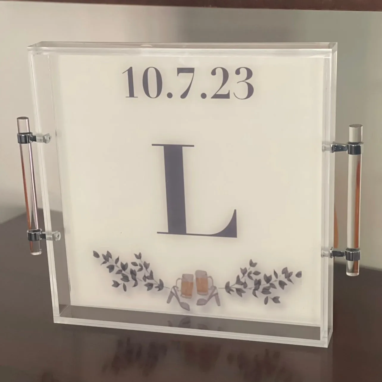 Acrylic Tray Square (Various Styles/Sizes) Custom