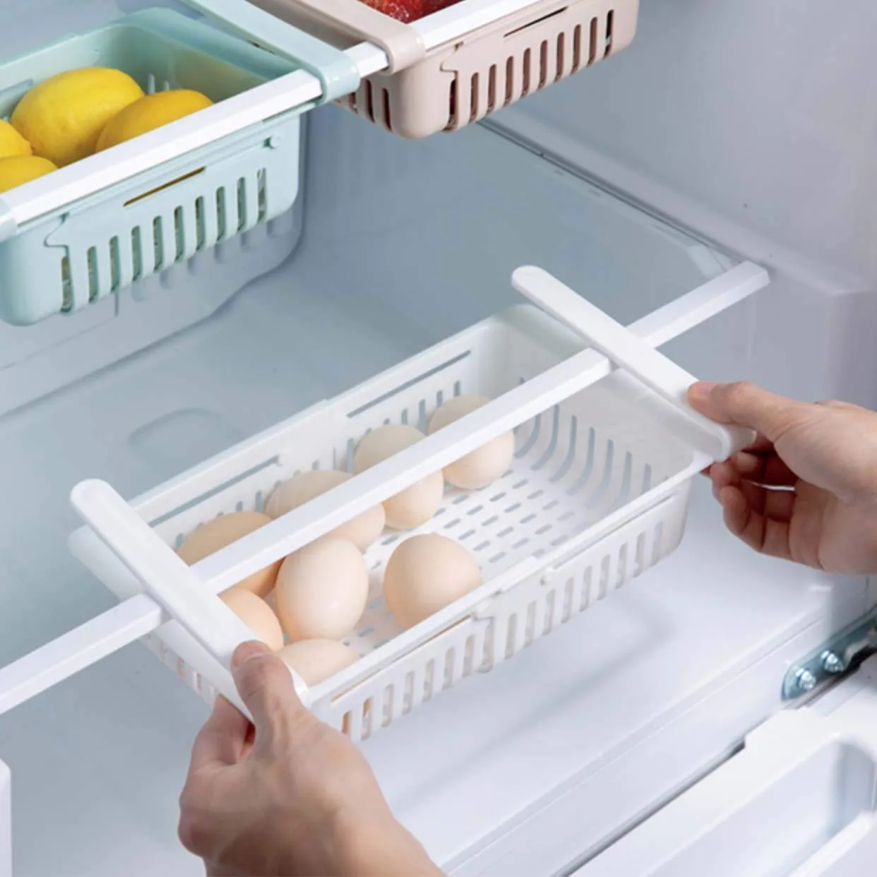 Adjustable Fridge Storage Racks (2 Pc ) - H00033