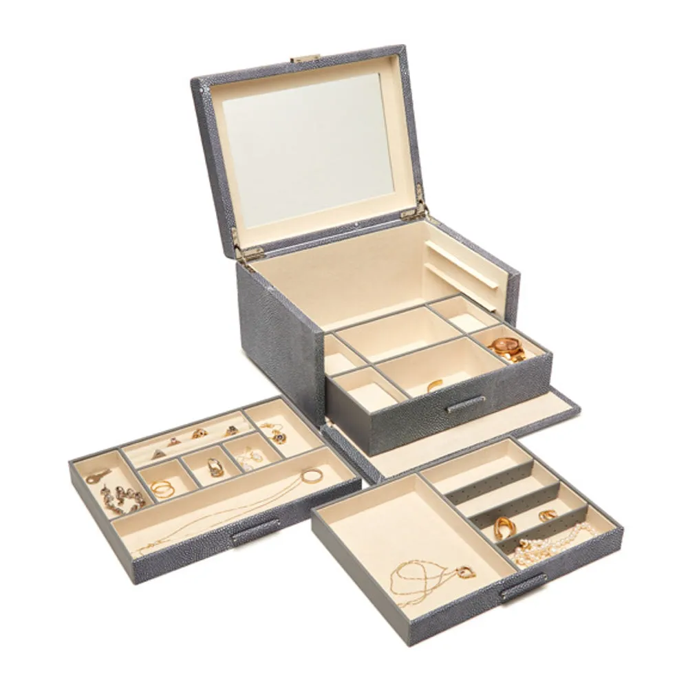 Aiden 3 Tray Jewelry Box