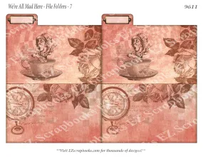 All Mad Here - Alice File Folders - 7 - 9611