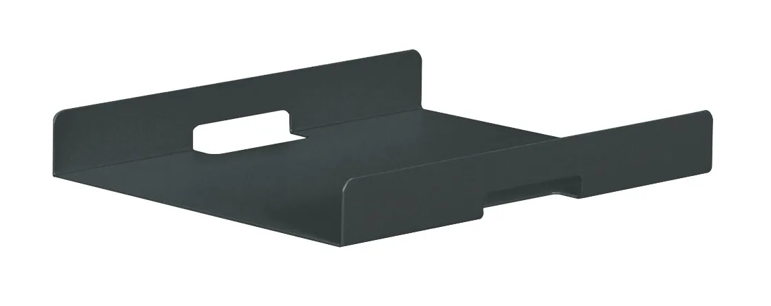 Aluminum Tray with Handles - 18" X 14" - Black