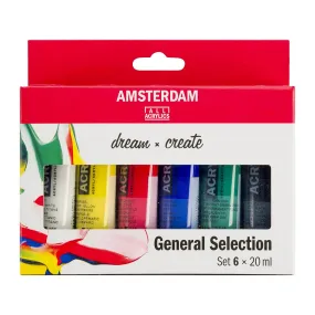 Amsterdam Standard Series - Acrylics Primary Set - 6 × 20ml
