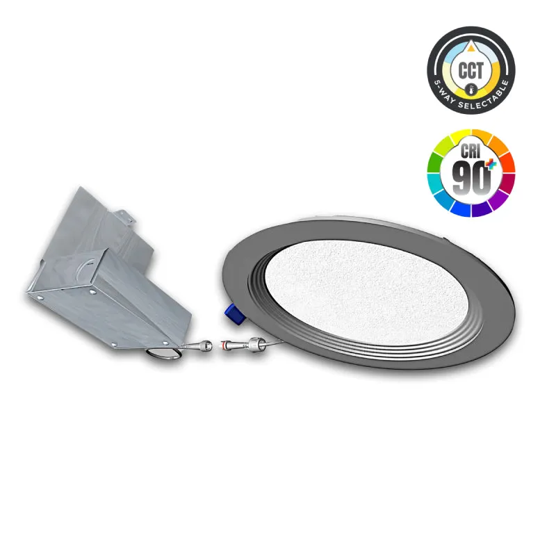 Archipelago LDRS4 Radius 4" Round LED Baffle Downlight, CCT Selectable