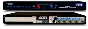 ATI Audio DA1008-2 1X8 Distribution Amplifier metered  22dBm Output Tem Strip I/O