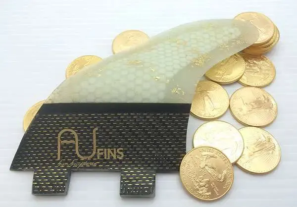 AU 24K FCS Surf Fin (2-Tab)
