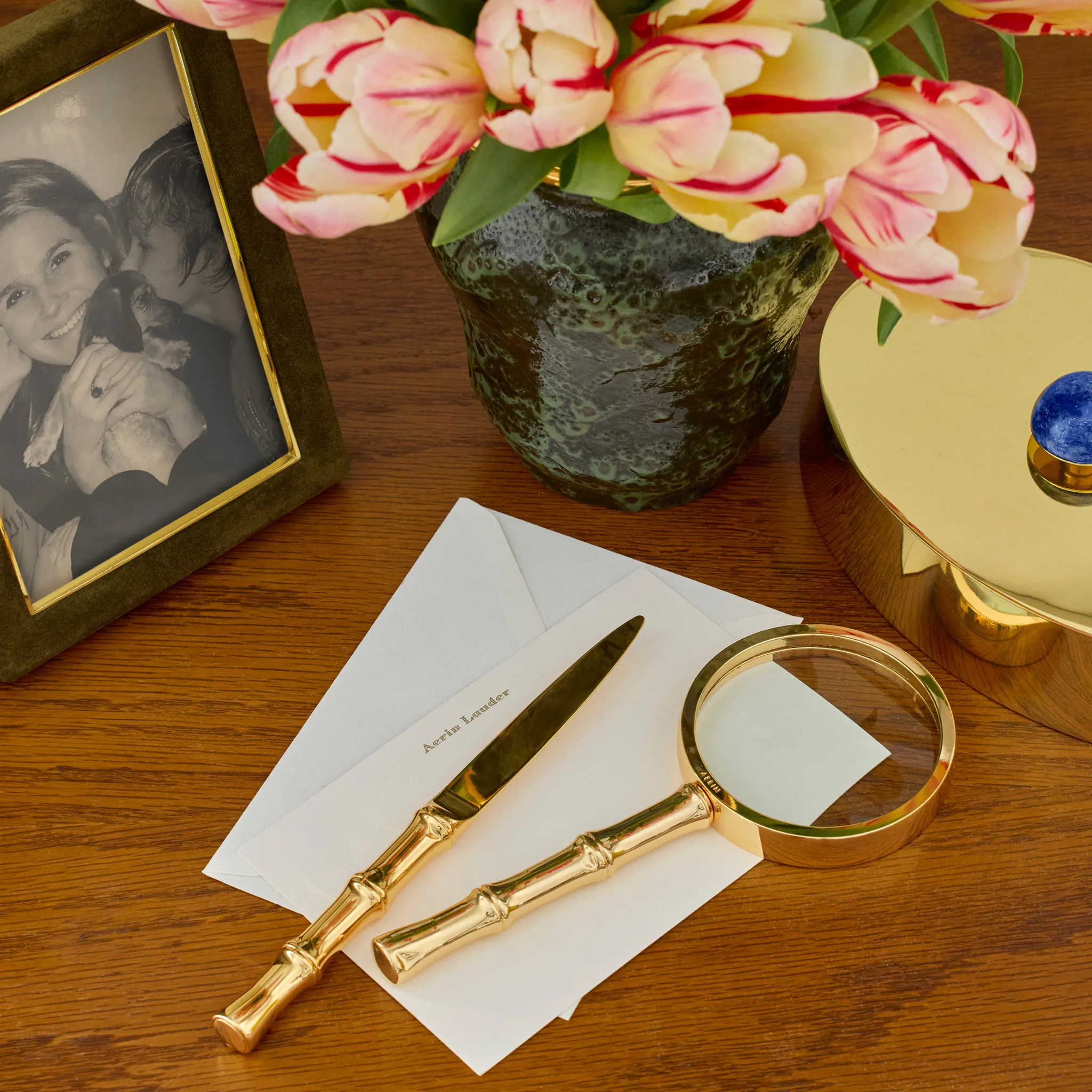 Ava Bamboo Magnifying Glass & Letter Opener