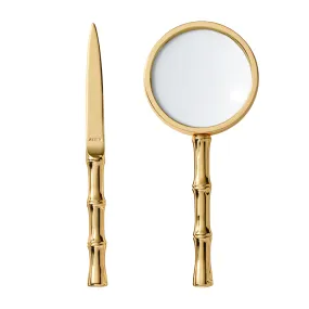 Ava Bamboo Magnifying Glass & Letter Opener