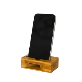 Bamboo Amplifier/Phone Holder