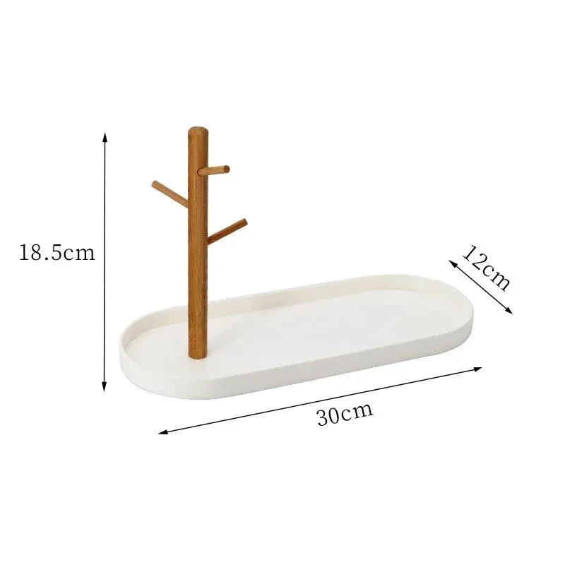 Bamboo Branch Organizer Tray