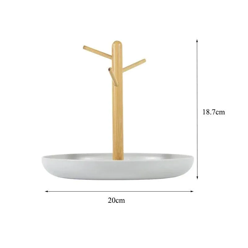 Bamboo Branch Organizer Tray