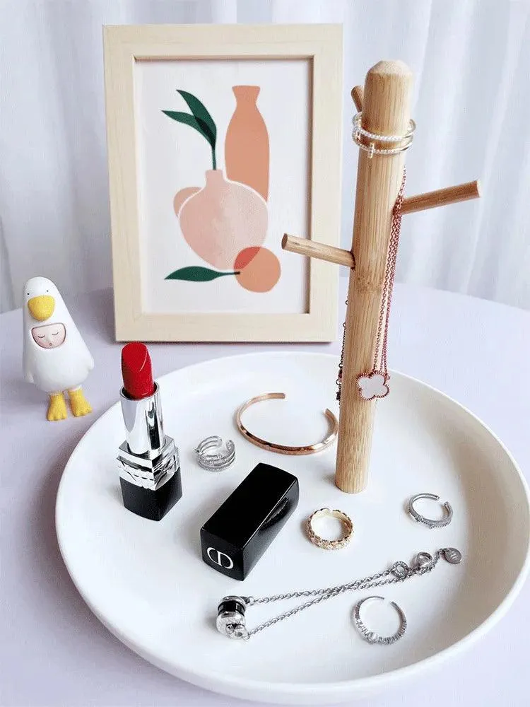 Bamboo Branch Organizer Tray