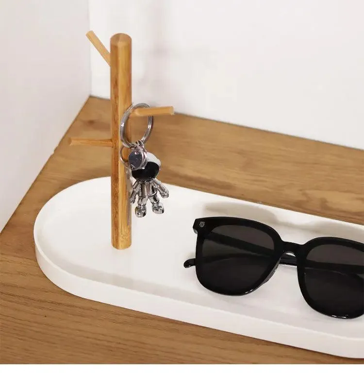 Bamboo Branch Organizer Tray