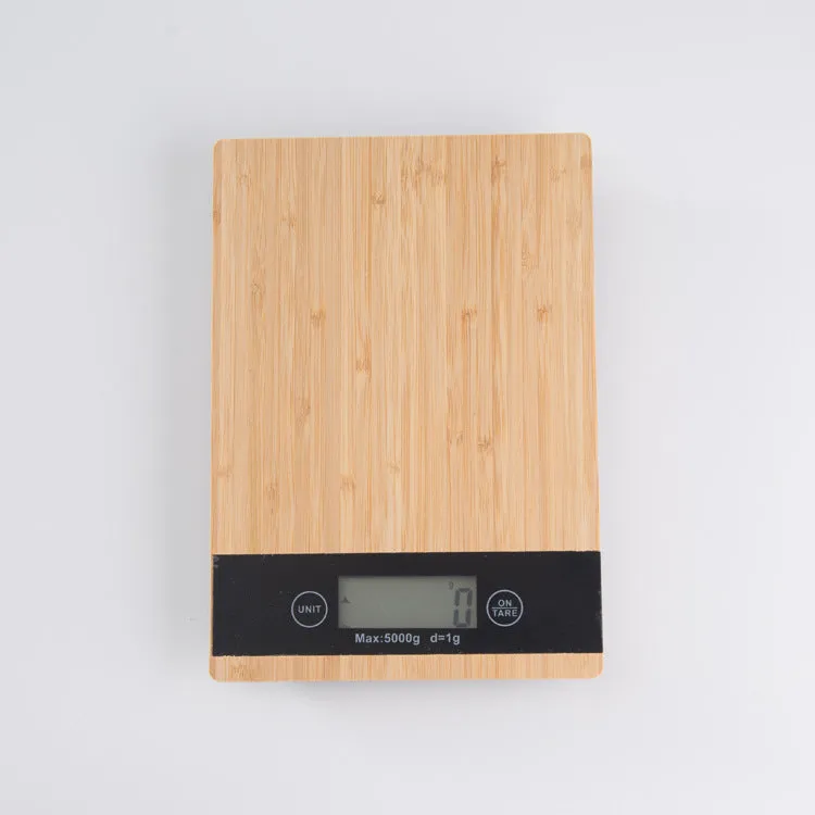 Bamboo Panel Kitchen Scale