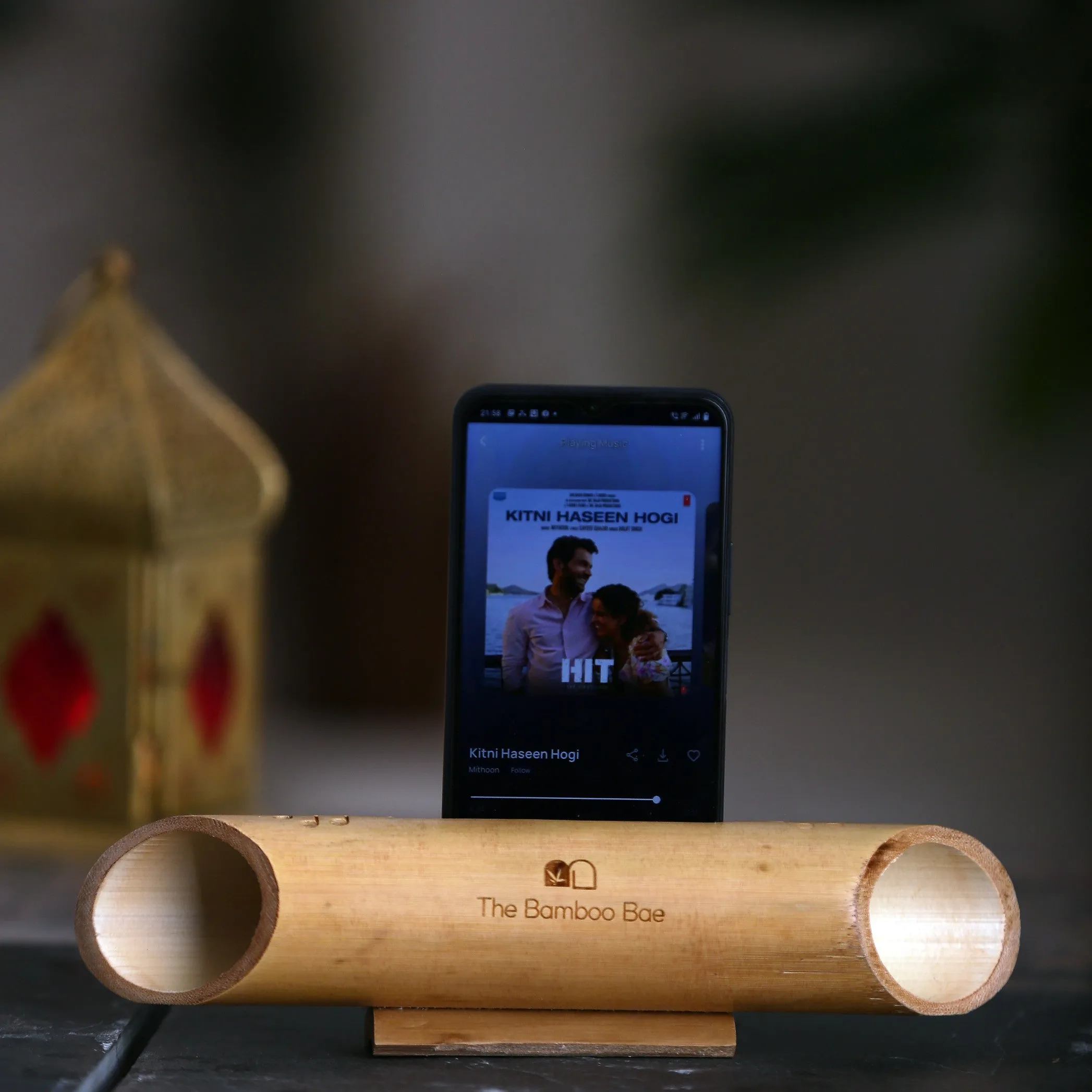 Bamboo Planner Gift Box | Nature's Melody and Sustainable Style by The Bamboo Bae | Mobile Stand with Diary & Pen