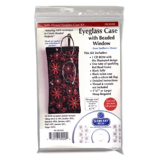 Beaded Window Eyeglass Case Kit by Sudberry House