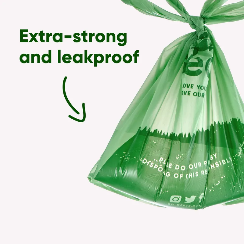 Beco Poop Bags with Handle Mint Scented
