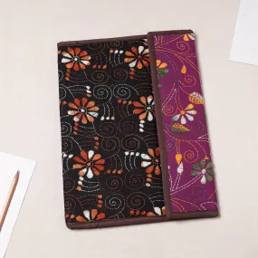Bengal Kantha Work Handcrafted File Folder