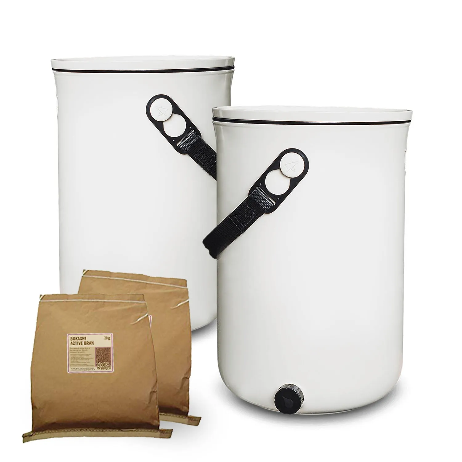 Bokashi Organko Two Kitchen Composter Value Pack