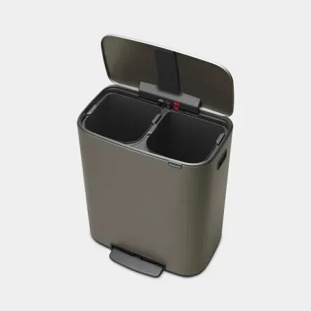 Brabantia Bo Pedal Bin 2 x 30L