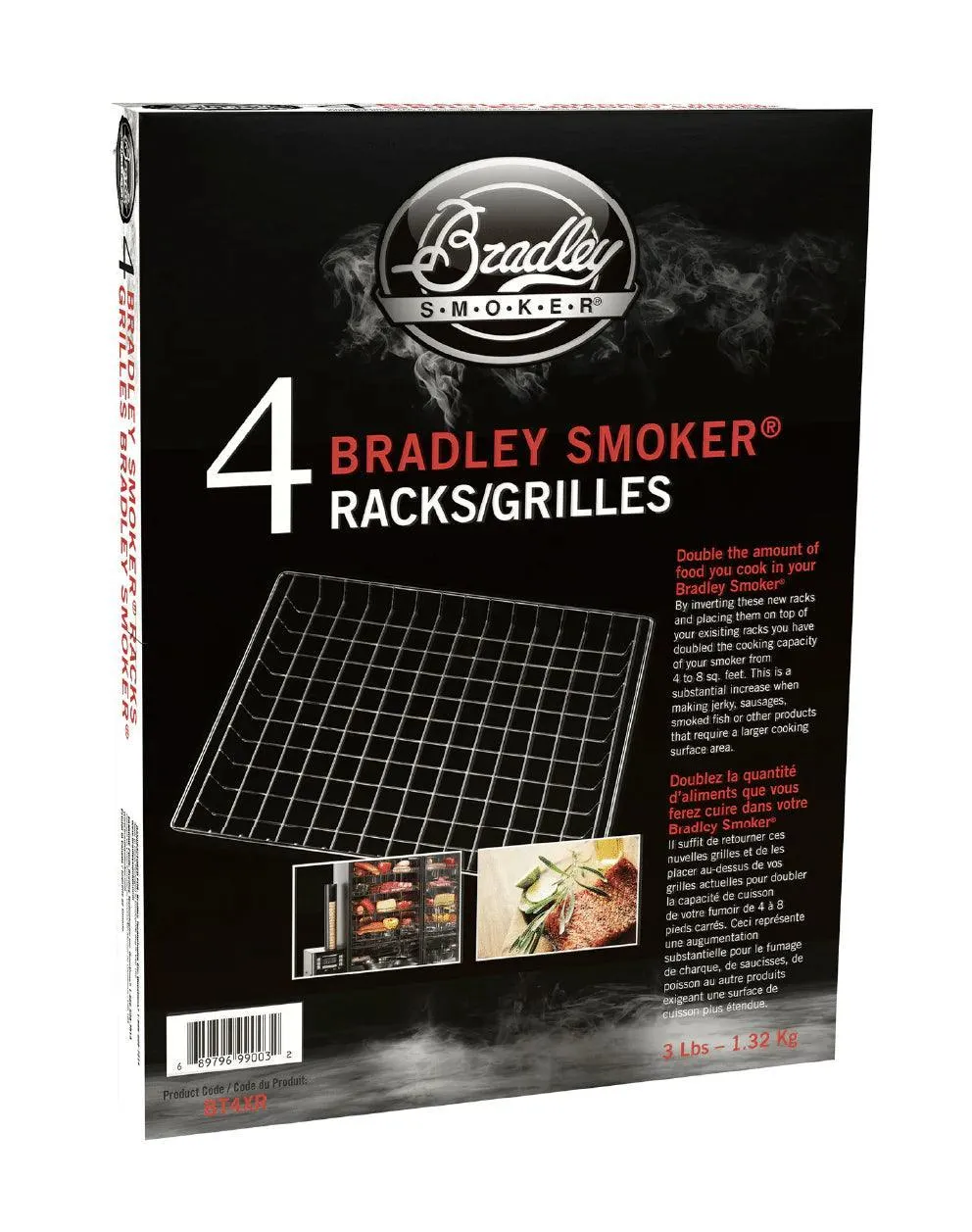 Bradley Smoker Racks 15x11 Inch - 4 Pack