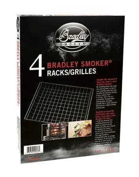 Bradley Smoker Racks 15x11 Inch - 4 Pack