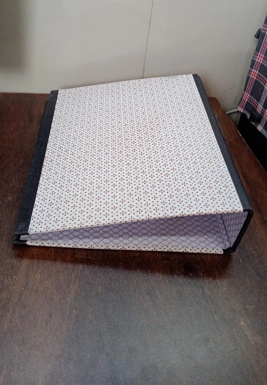 Button Clip Box File Paper Holder Organizer, School Office Home For Documents (35×28 Cm / 1 Pc / MOQ :- 4 pc