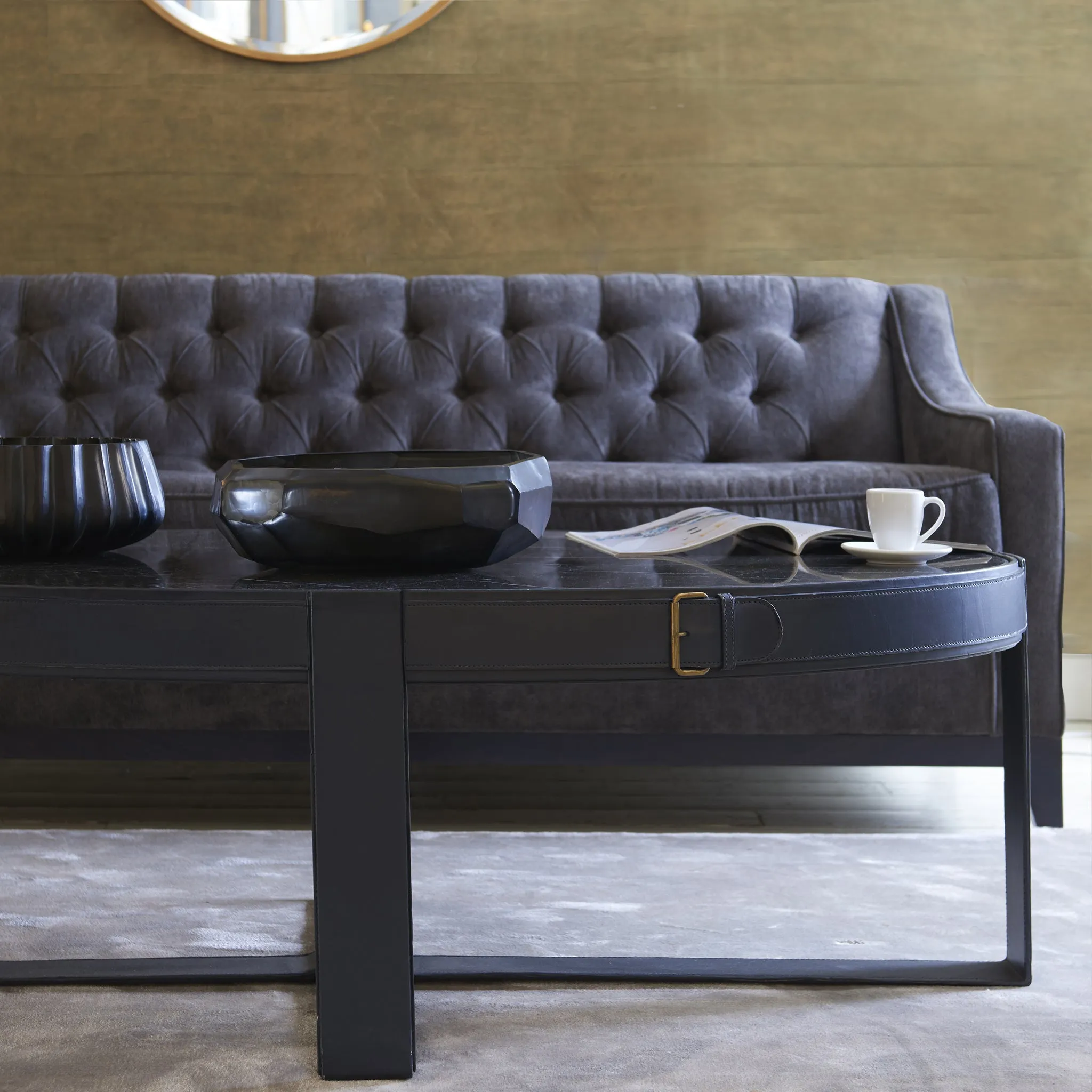 Camera Oval Coffee Table