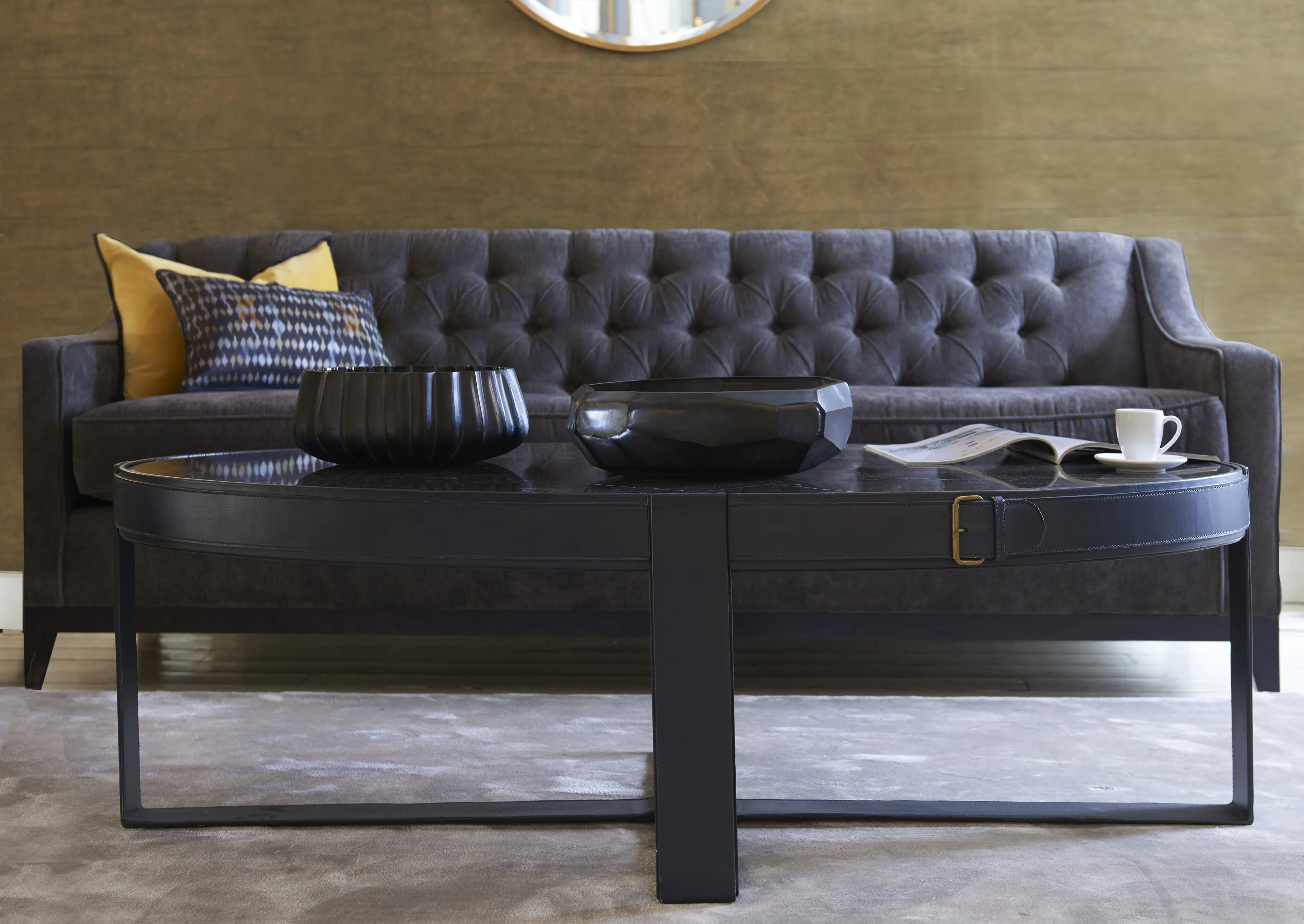 Camera Oval Coffee Table