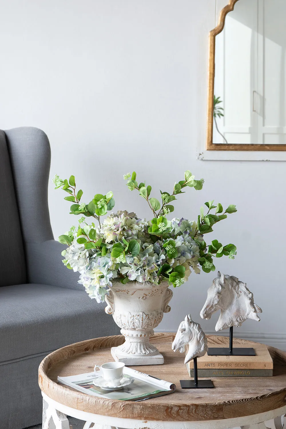 Classical White Urn Planter