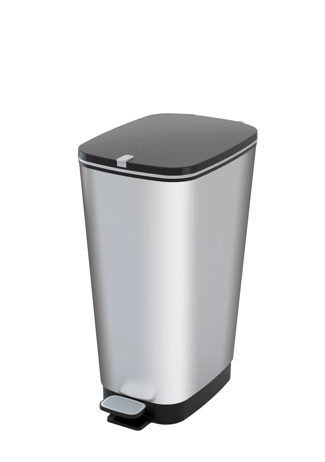 Curver Chic 35L Pedal Bin  - Steel Look