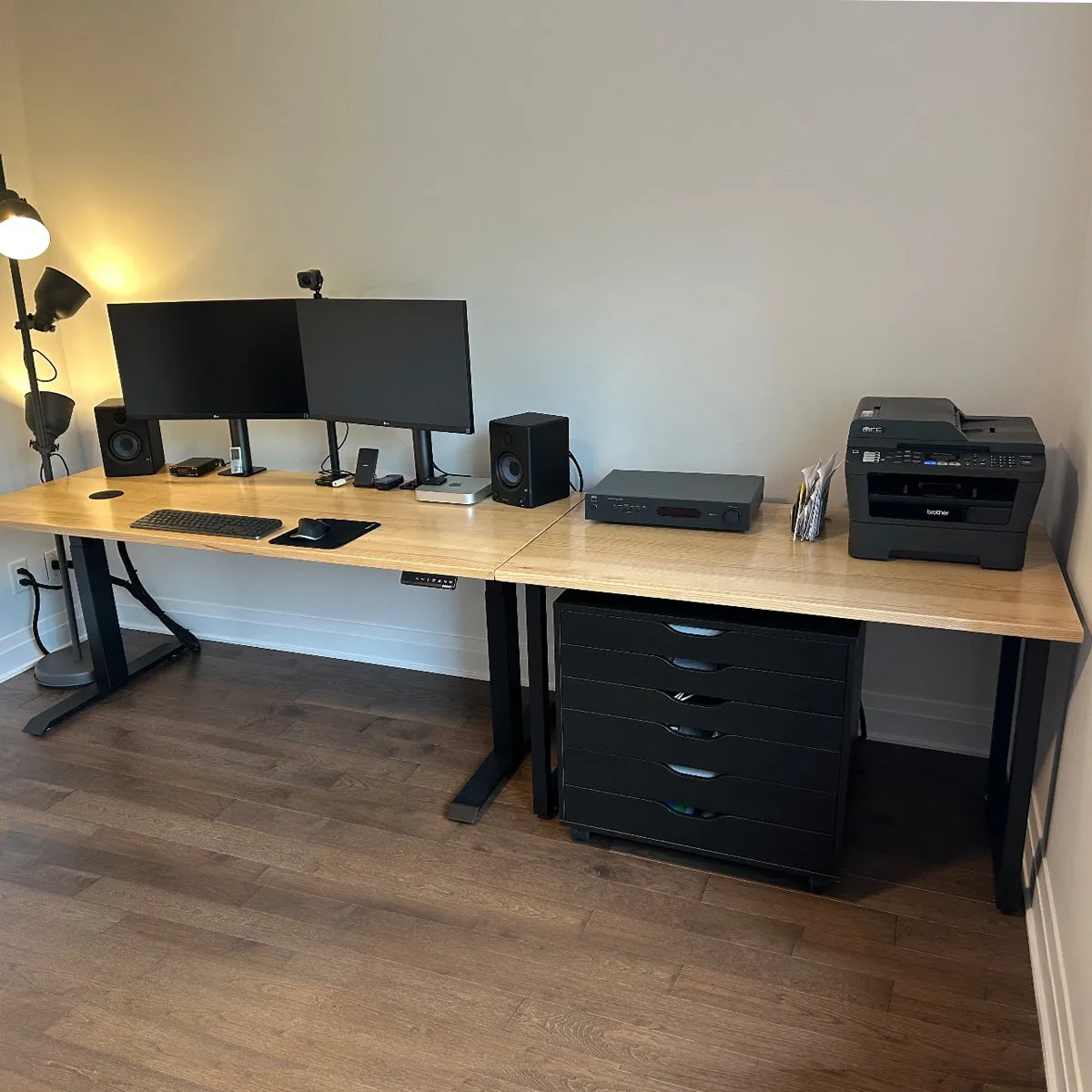 Desky Fixed Office Side Table