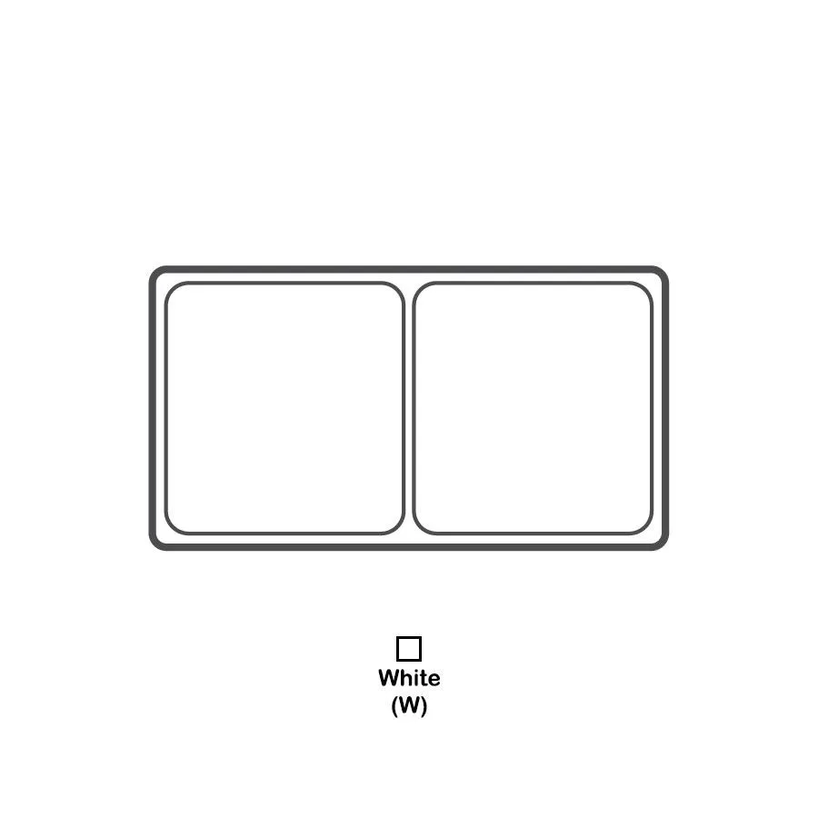 Durable Textured Plastic Tray Inserts - Black or White Plastic with various compartments