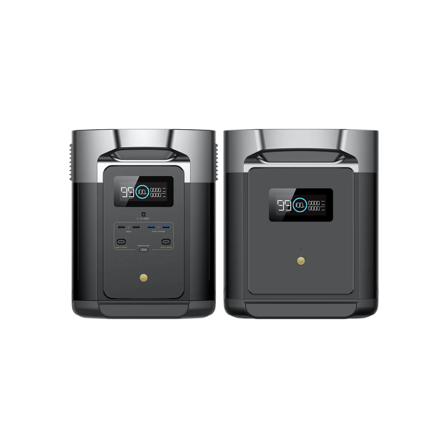 EcoFlow DELTA Max 2000   DELTA Max Smart Extra Battery Bundle - Expand Capacity from 2016Wh to 4032Wh, Solar Generator for Home Backup, Emergency, Outdoor Camping