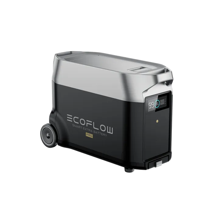 EcoFlow DELTA Pro Smart Extra Battery -  Expand DELTA Pro up to 10.8KWh, Fast Charging, Extra Battery for Home Backup, Emergency, RV, Off-Grid