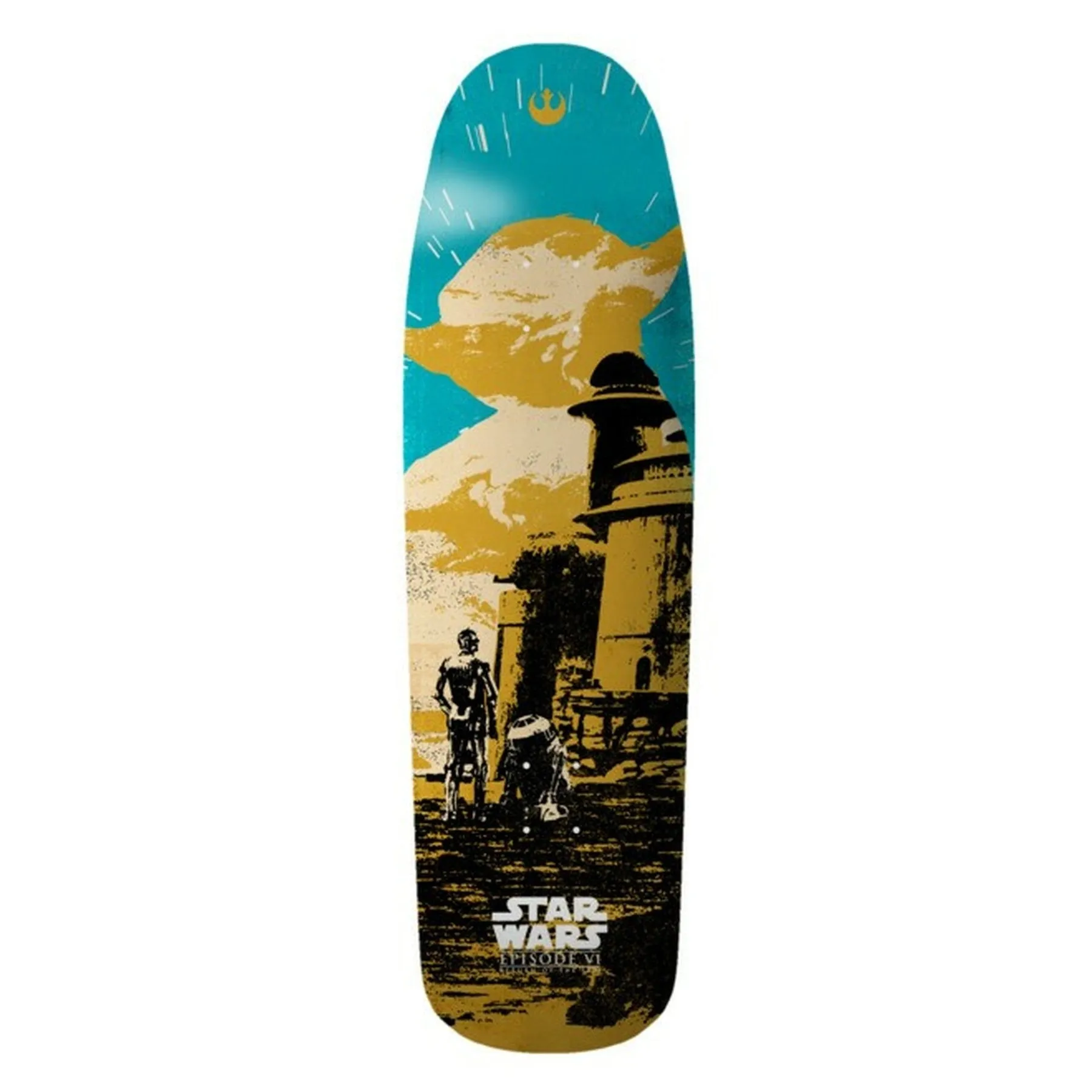 Element Star Wars Yoda 80's Shape Skateboard Deck - 9.25″
