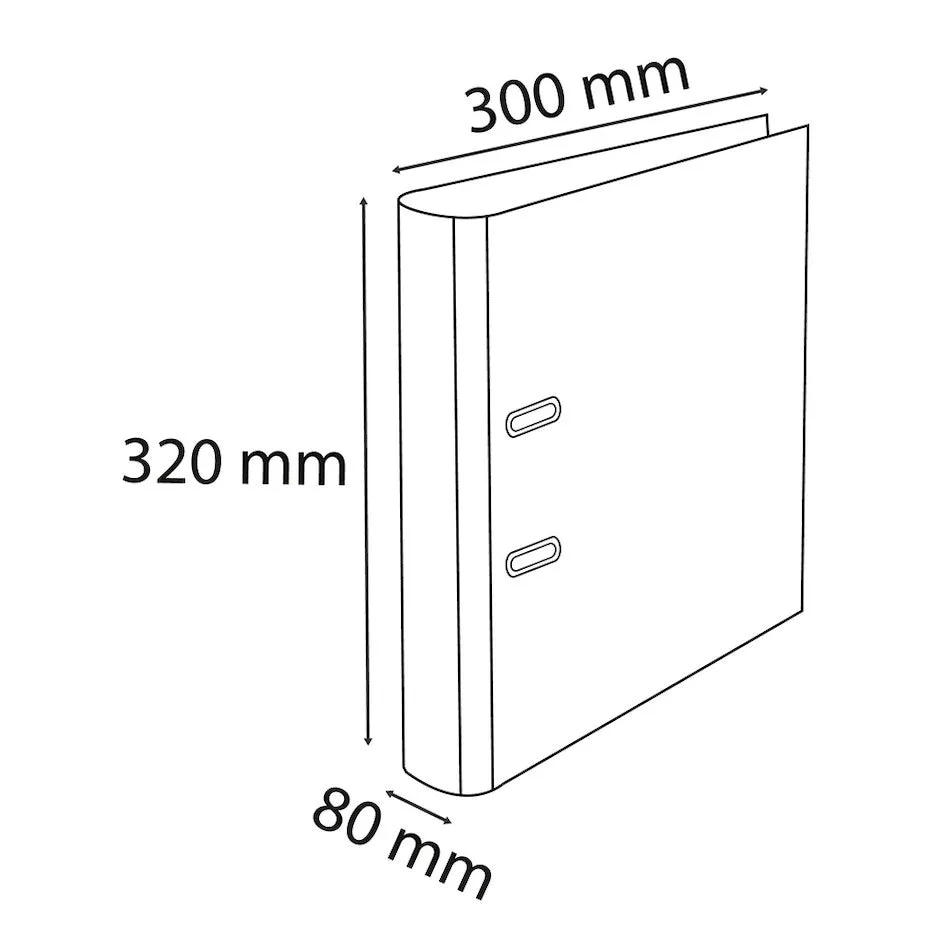 Exacompta Eterneco Lever Arch File Round Spine A4