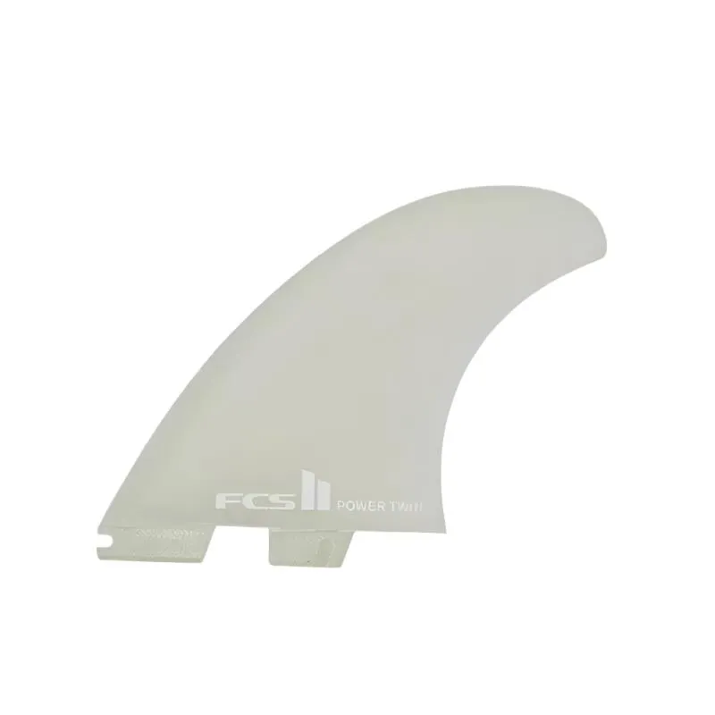 FCS II POWER Twin  1 Fin Performance Glass Power-Drive Template Clear Color