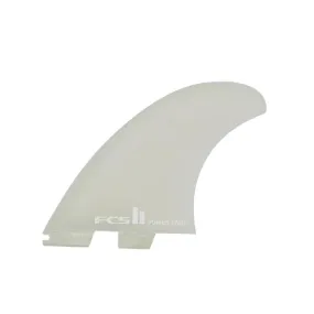 FCS II POWER Twin  1 Fin Performance Glass Power-Drive Template Clear Color